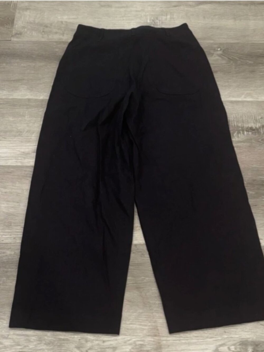 Rag & Bone Chappell Tailored Linen Wide Leg Pants Dark Navy – Women's Size 4 - Picture 4 of 9
